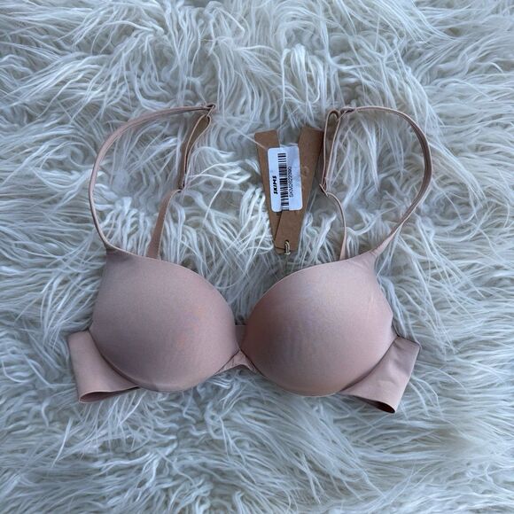 Skims Ultimate Push up Plunge Bra Mica Size 30B - Picture 1 of 8